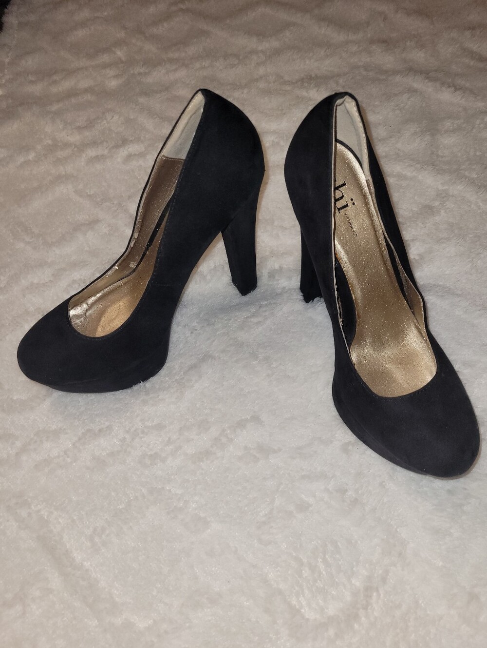 Classic Black 5" High Heel Pumps - Women's, 8.5